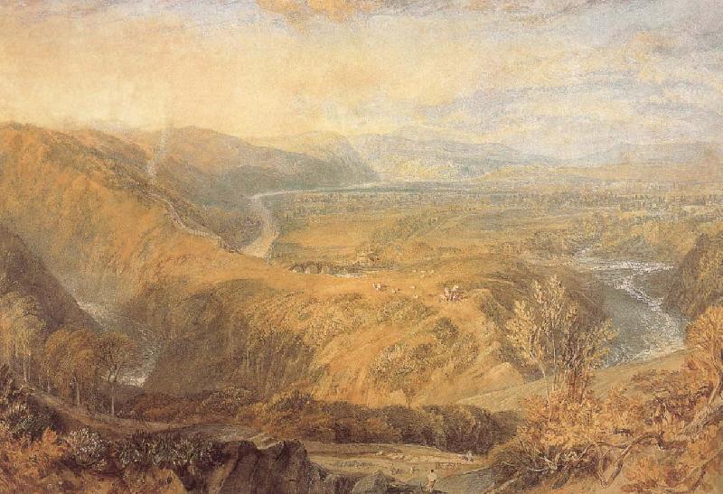 J.M.W. Turner Crook of Lune,Looking Towards Hornby Castle oil painting image